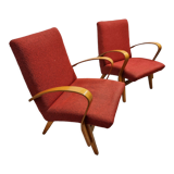 Pair of armchairs by Frantisek Jirak for tatra