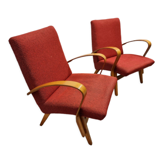 Pair of armchairs by Frantisek Jirak for tatra