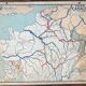 Old school map Vidal Lablache 6, Mézières, T36, 1910 France Canals