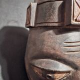 Ancien masque tribal Luba RDC
