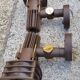 Pair of vintage wall lights from the 70s, HUSTADT LEUCHTEN