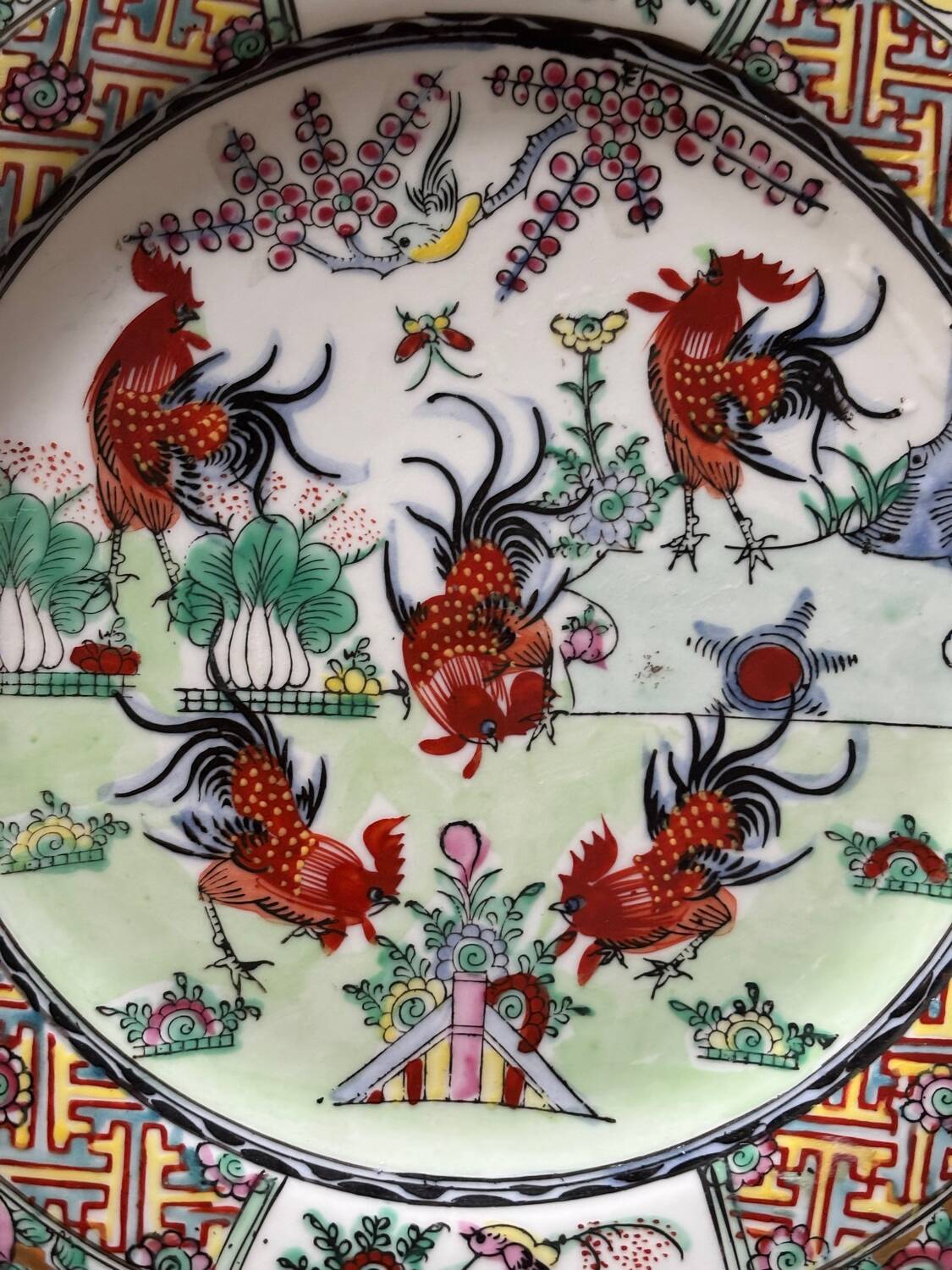 Chinese porcelain plates
