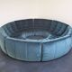 Rare and Exceptional 'Gilda' Circle Sofa in Velvet by Michel Ducaroy, 1972