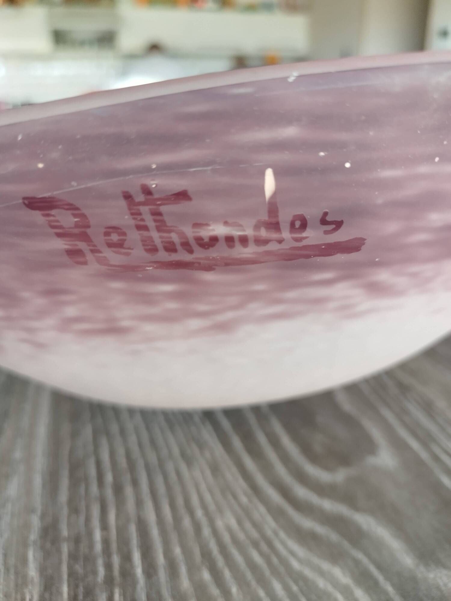 Art Deco chandelier signed Rethondes