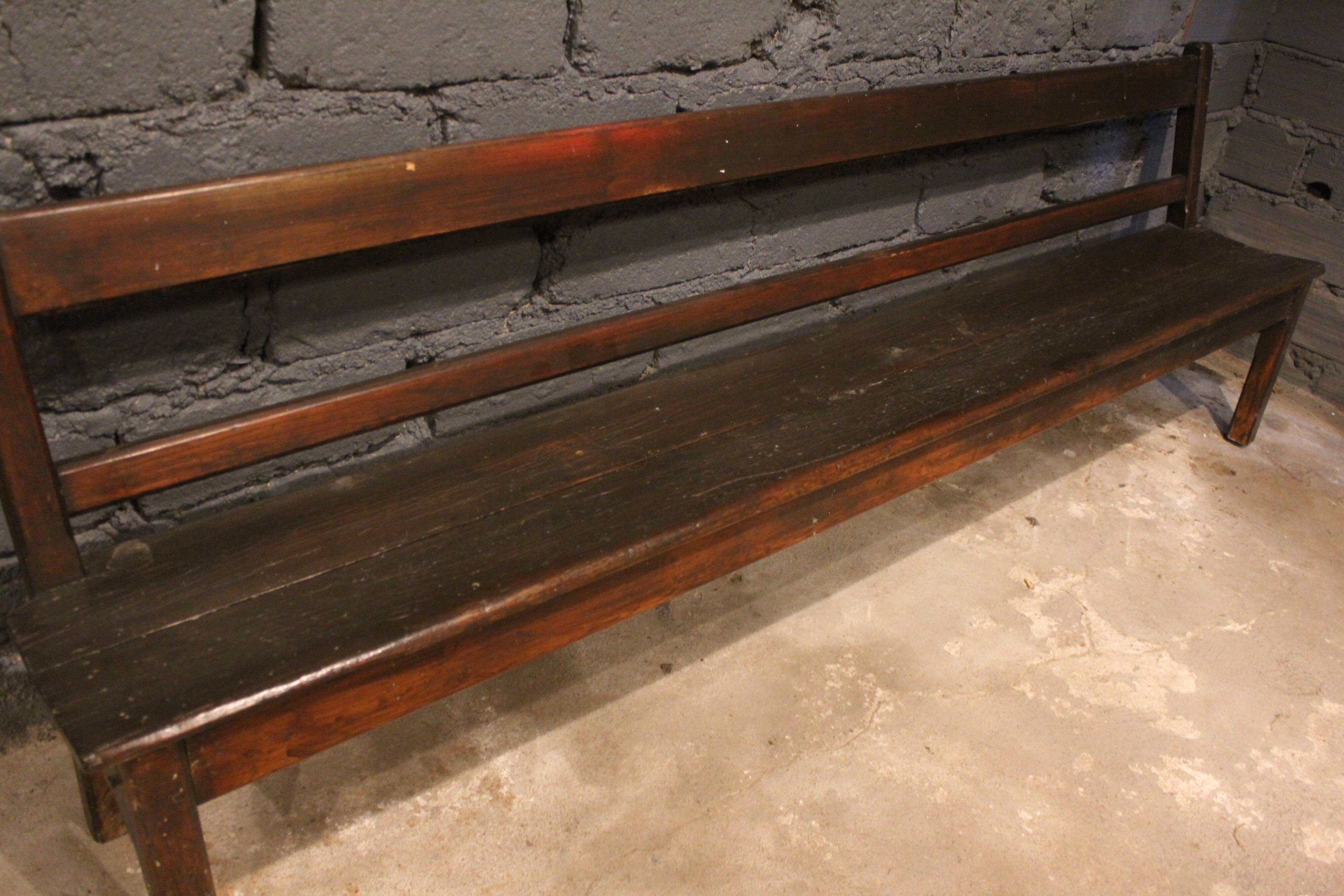 Pair of monastery benches