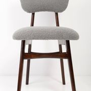 Grey Bouclé Chair from the 20th Century, 1960s