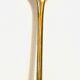 Antique candle extinguisher in golden brass