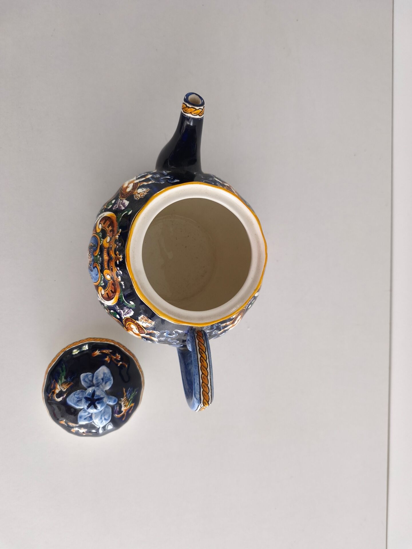 Tea / coffee tête-à-tête service Gien earthenware - Renaissance