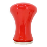 Big Design Red Glass Hotel Table Lamp, 1970s
