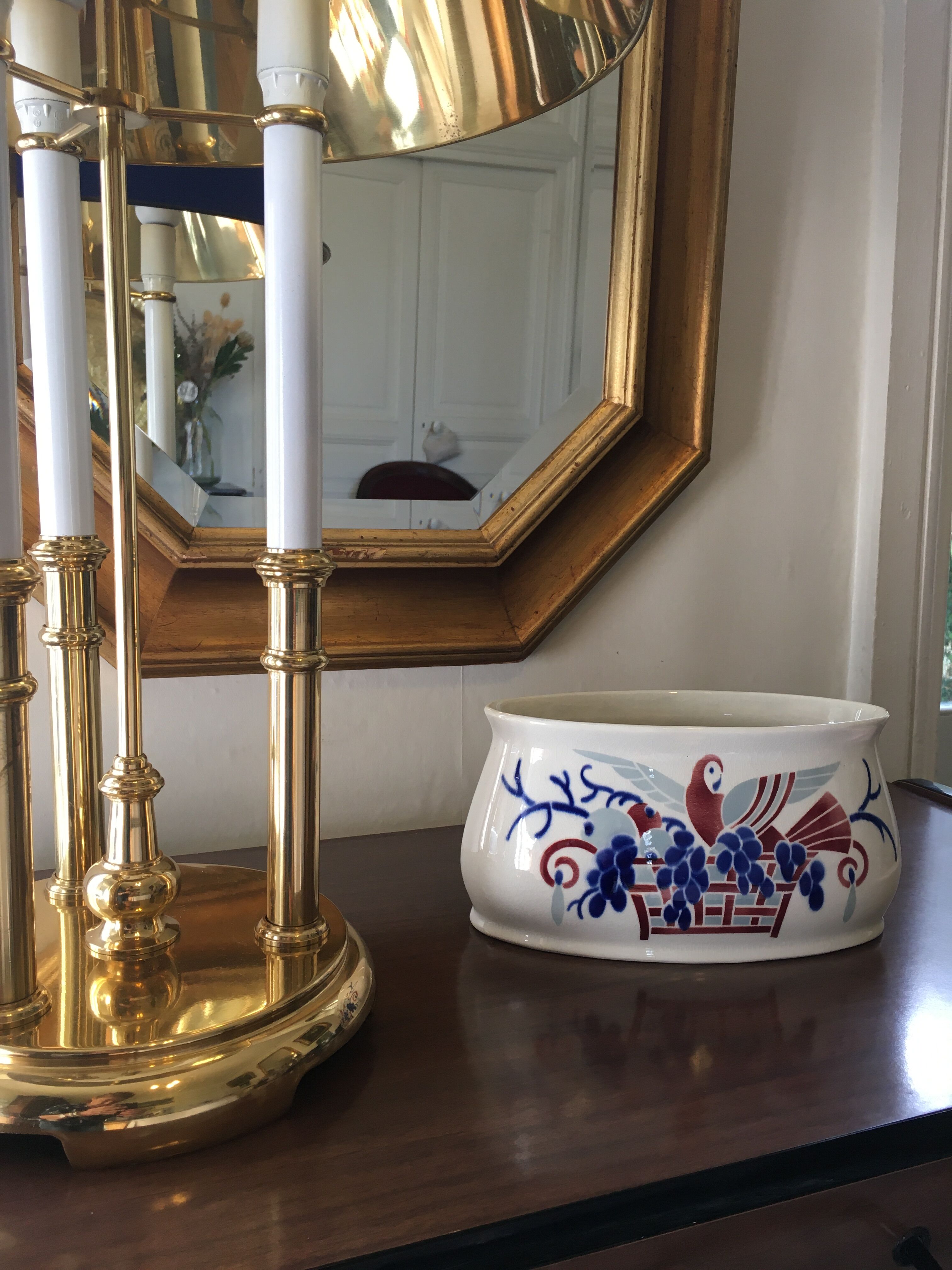 Gardener in Lunéville earthenware