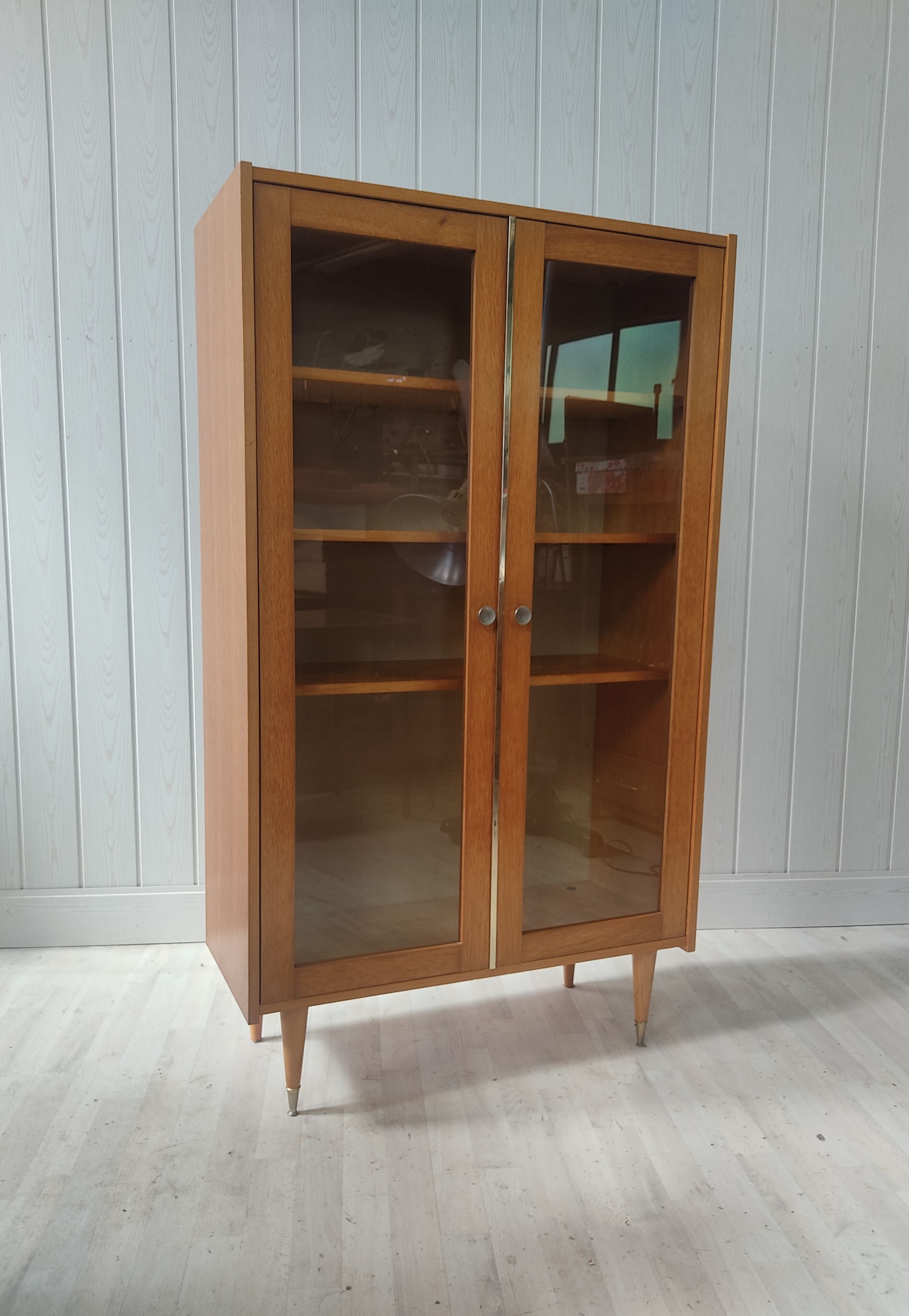 Vitrine bibliothèque vintage années 60