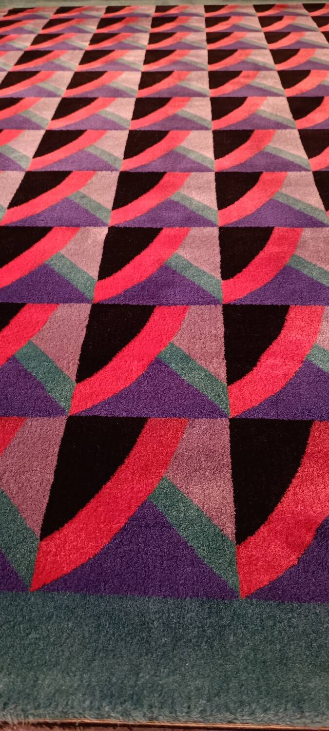 Tapis vintage en laine de style italien Or-Art.