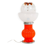 Space Age Italian Glass Table Lamp