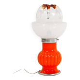 Space Age Italian Glass Table Lamp