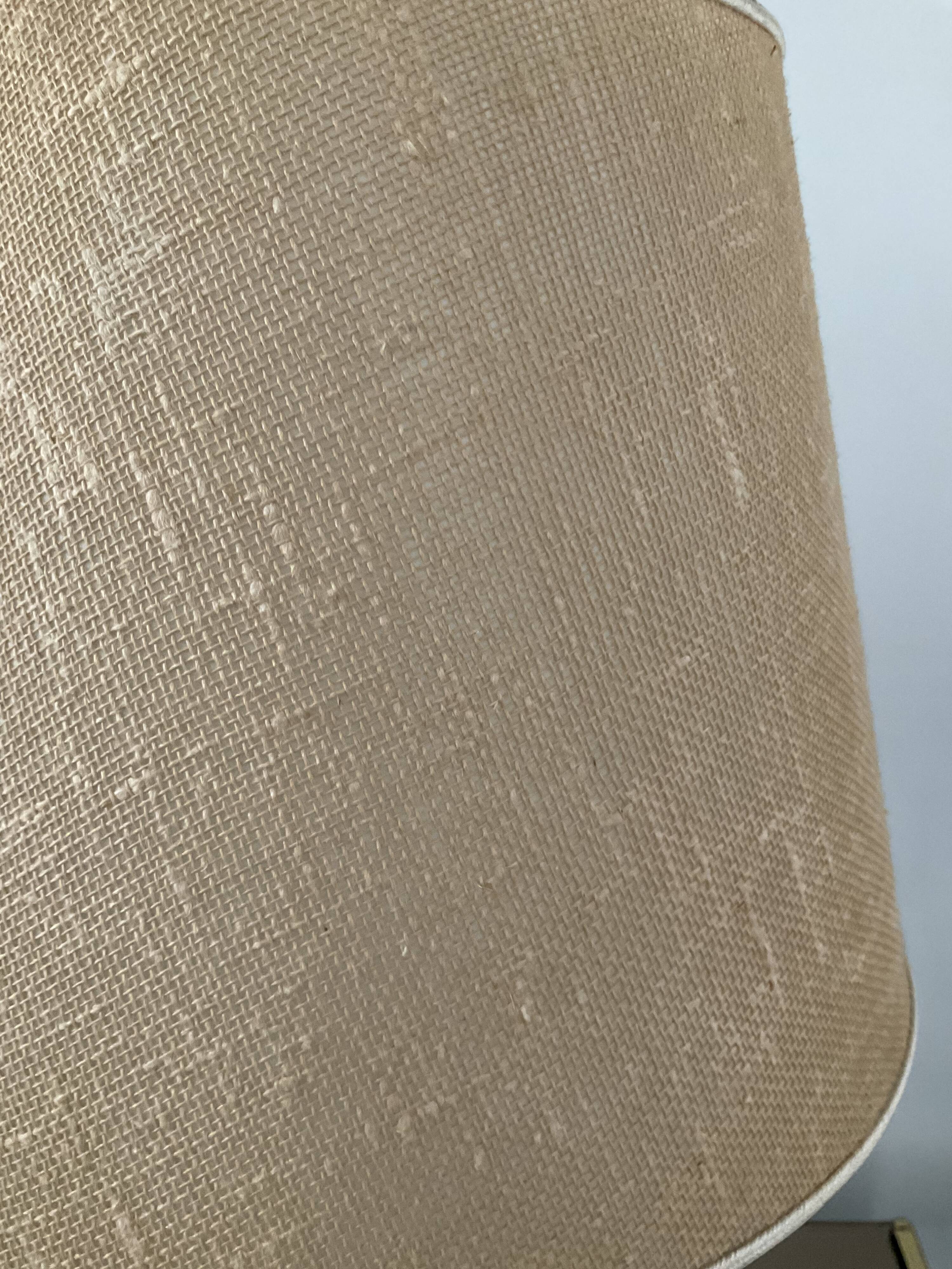 Vintage lamp in inlaid wood 60s-70s