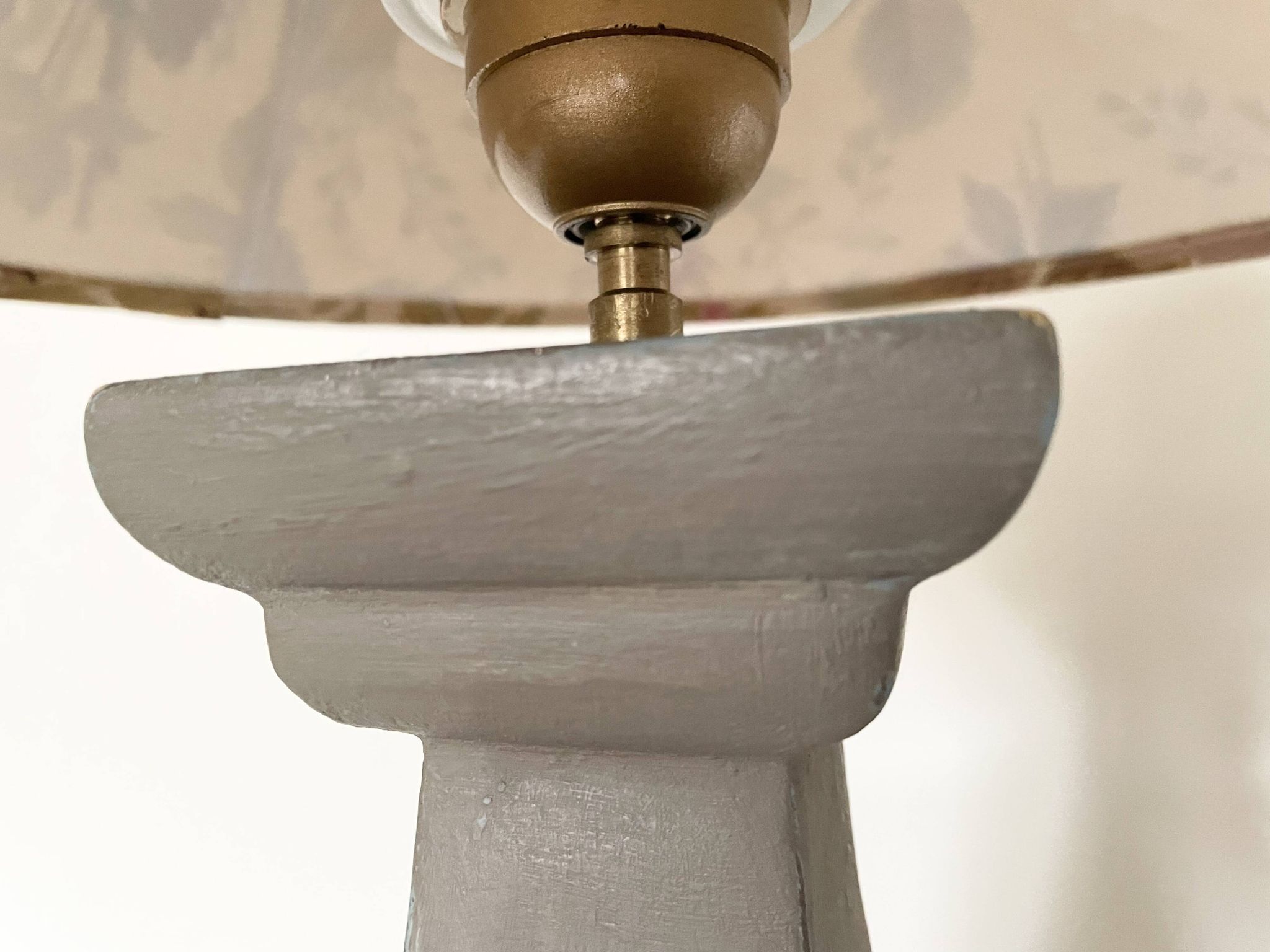 Lampe bois tourné