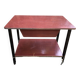 Bedside table or nightstand Formica brown 60s vintage