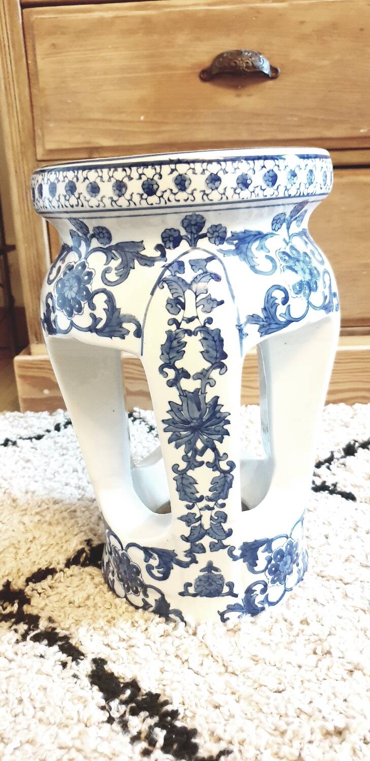 Ceramic stool or side table