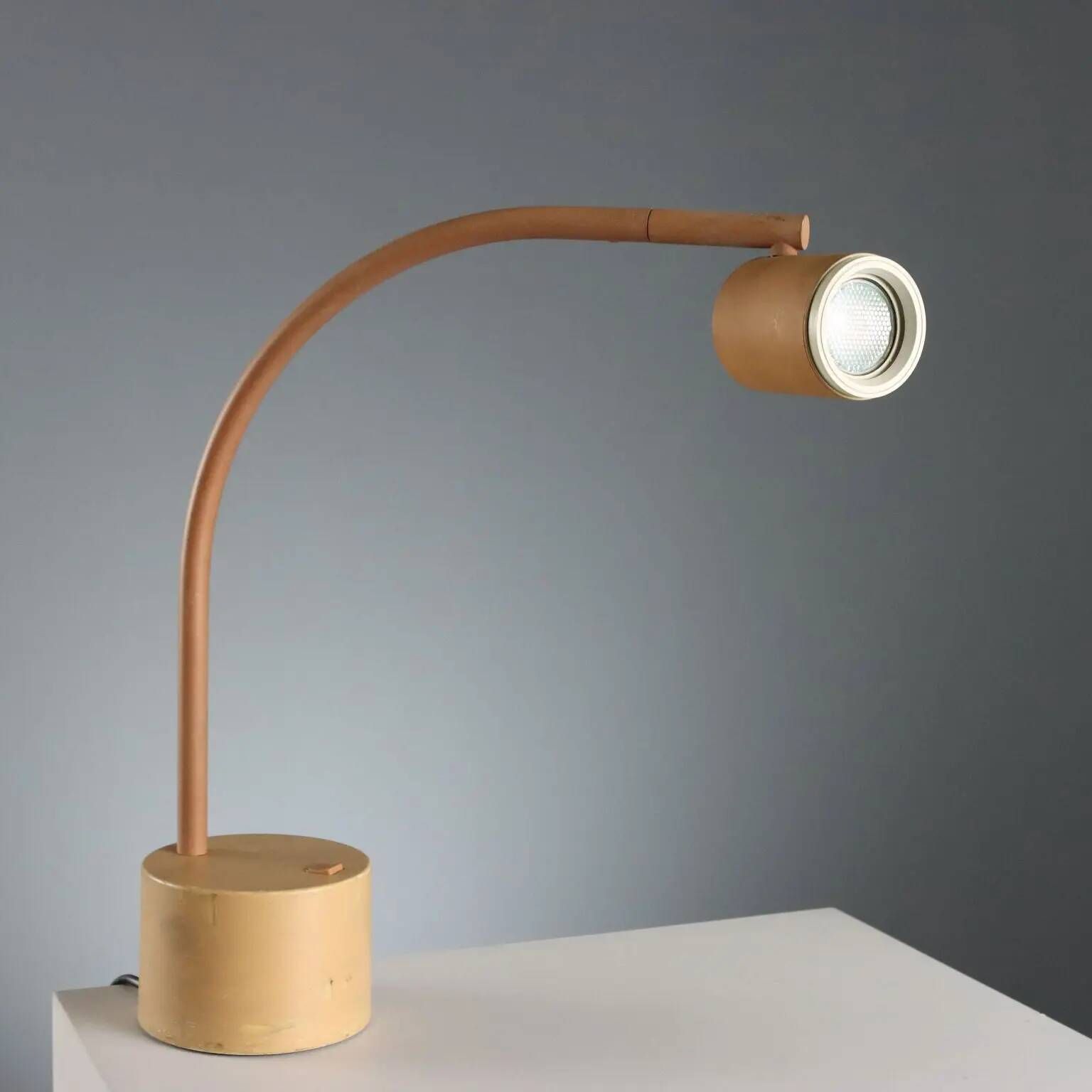 Philips Halo Click 2 table lamp, designed by Ettore Sottsass, 1980s.