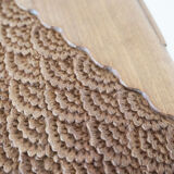 Antique chiseled wooden box