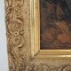 French school 19th - Walkers to a bridge - oil on canvas, framed