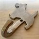 Silver metal Scottish coat hook