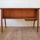 Mid-Century Danish Teak Desk by Gunner Nielsen for Tibergaard, 1960s
