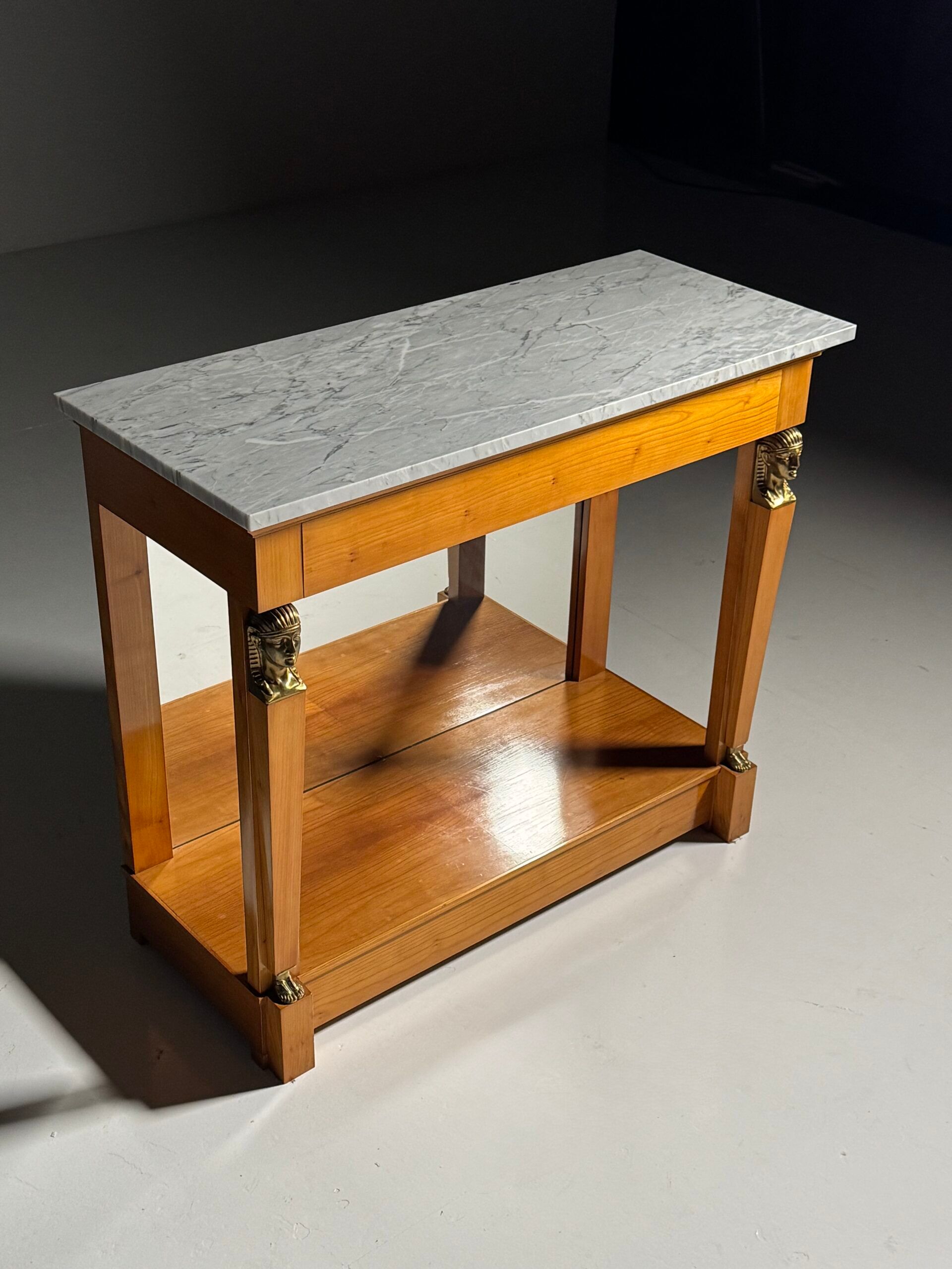 Empire style trumeau with marble top