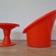 Skopa Lounge Chair and Table, Ole Gjerløv Knudsen & Torben Lind, Ikea, 1970s