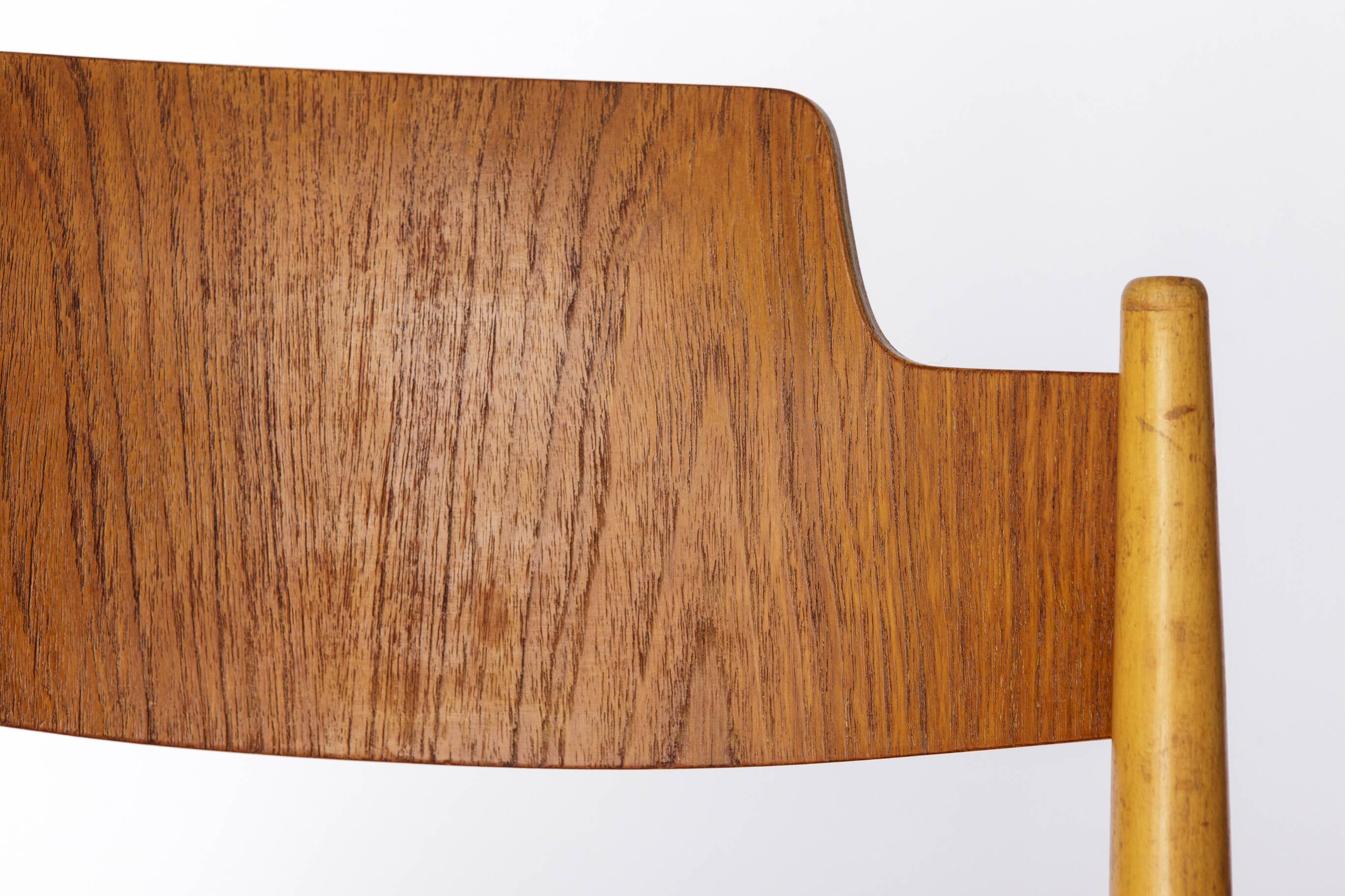 Set of 6 Egon Eiermann SE18 Folding Chairs – Wilde + Spieth, 1950s, Teak