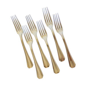 6 fourchettes Christofle