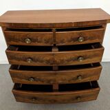 English mahogany chest of drawers circa 1900
