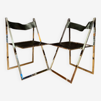Paire de chaises Elios par Fontoni & Geraci, Italie, années 1960