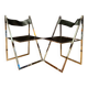 A pair of Elios chairs by Fontoni & Geraci, Italy, 1960s