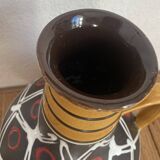 Vase from West Germany in ceramic from the 1960s.