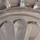 Crystal and silver-plated ice bucket and tray set by Baccarat (signed Baccarat)