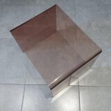 Designer furniture - side table - sofa end - bedside table by Michel Dumas - 1970 - vintage period