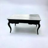 Louis XV Style Flat Desk Black Lacquered 19th Century