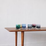 Mid-Century Drinking Glasses by Riihimäki Finland set of 6