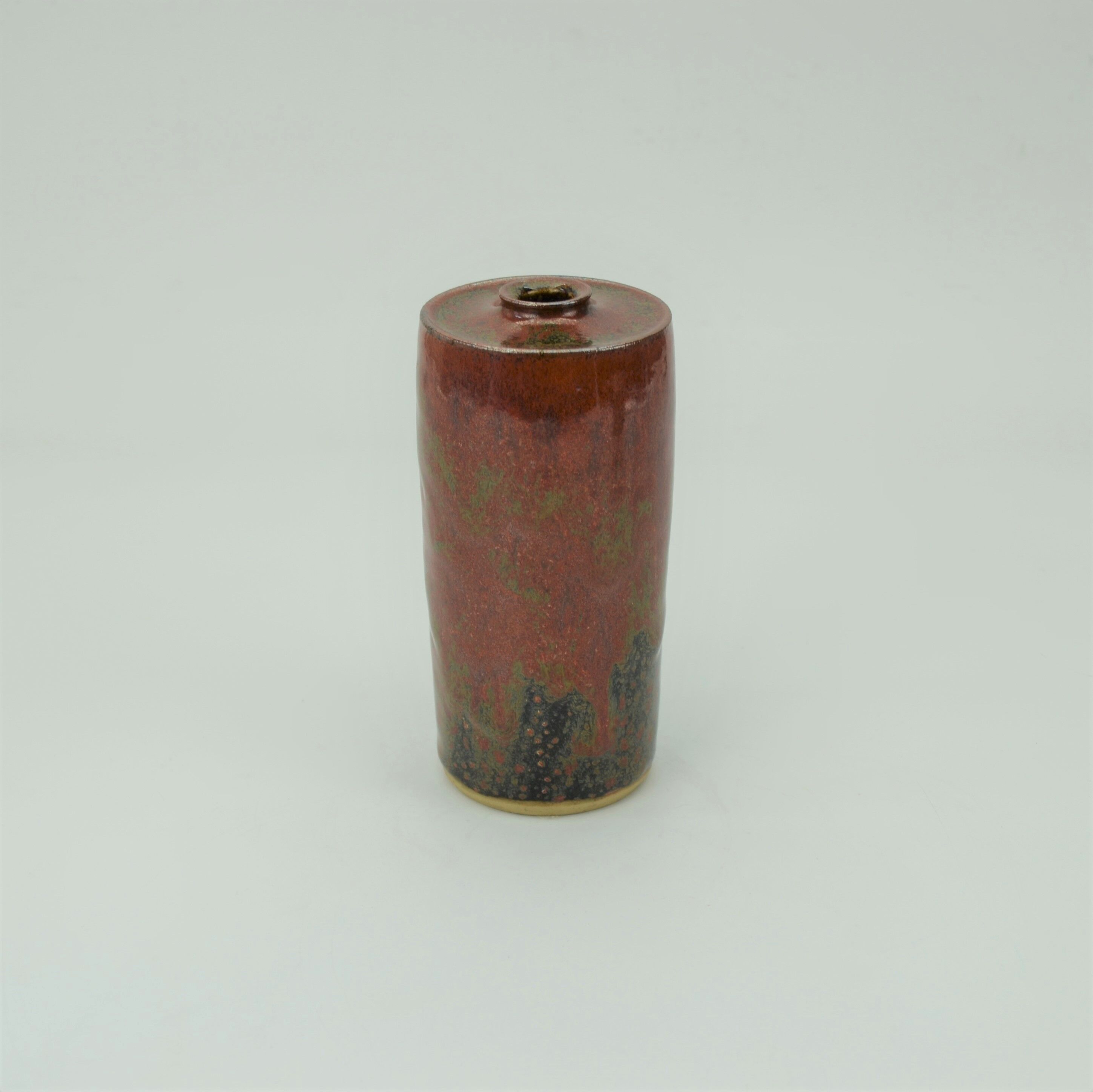 Sandstone bottle vase by Robert Héraud