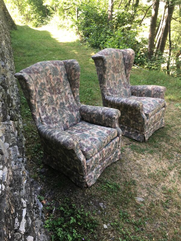 Paire de fauteuils 1950