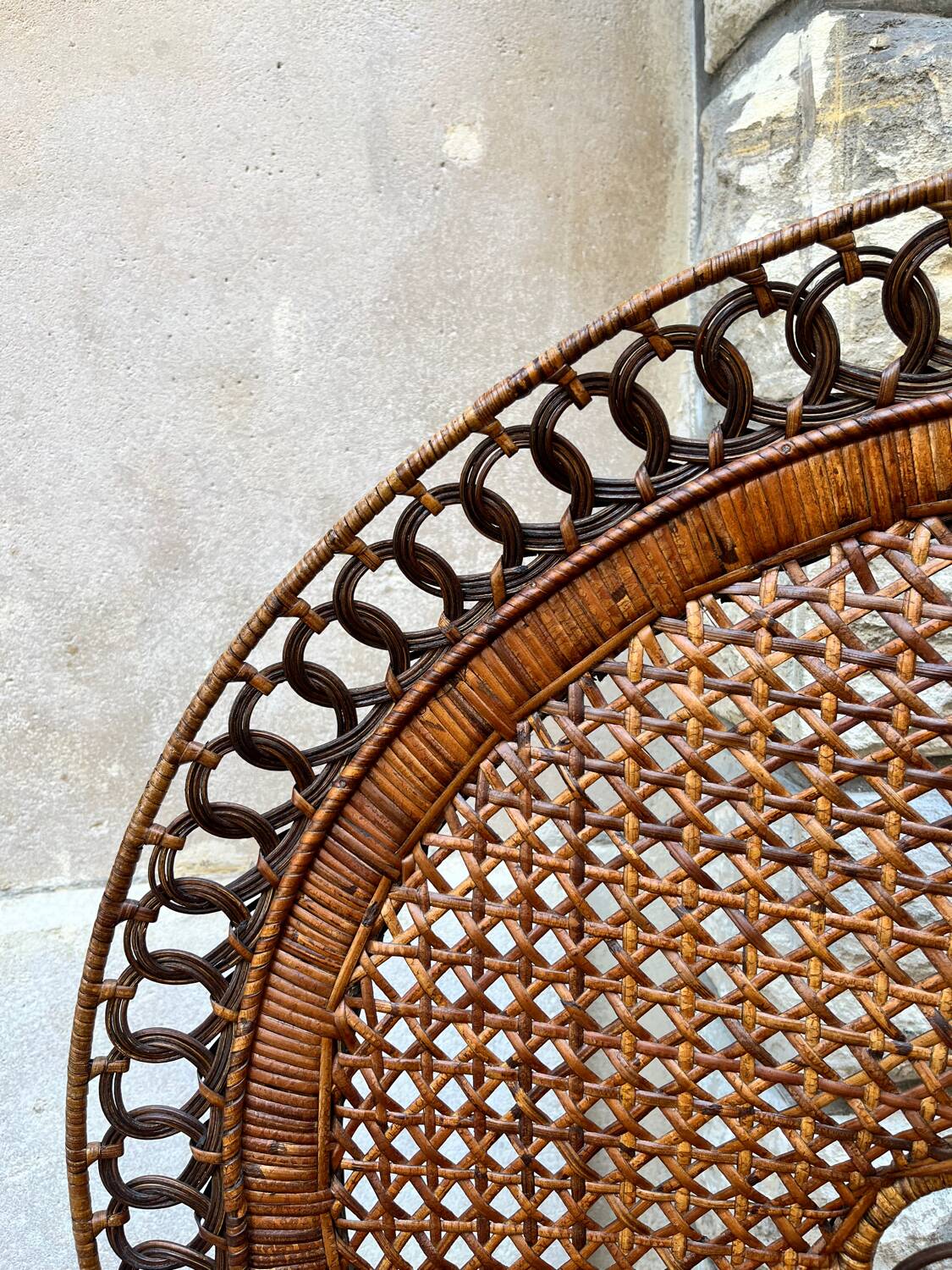 “Emmanuelle” rattan armchair, 1970