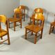 Chairs attributed to Rainer Daumiller, 1970s, Set of 6