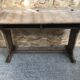 Old school office desk double wood box vintage inkwell location