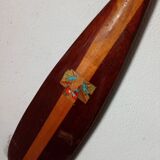 Rame de canoë en bois