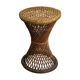 Tabouret diabolo en rotin