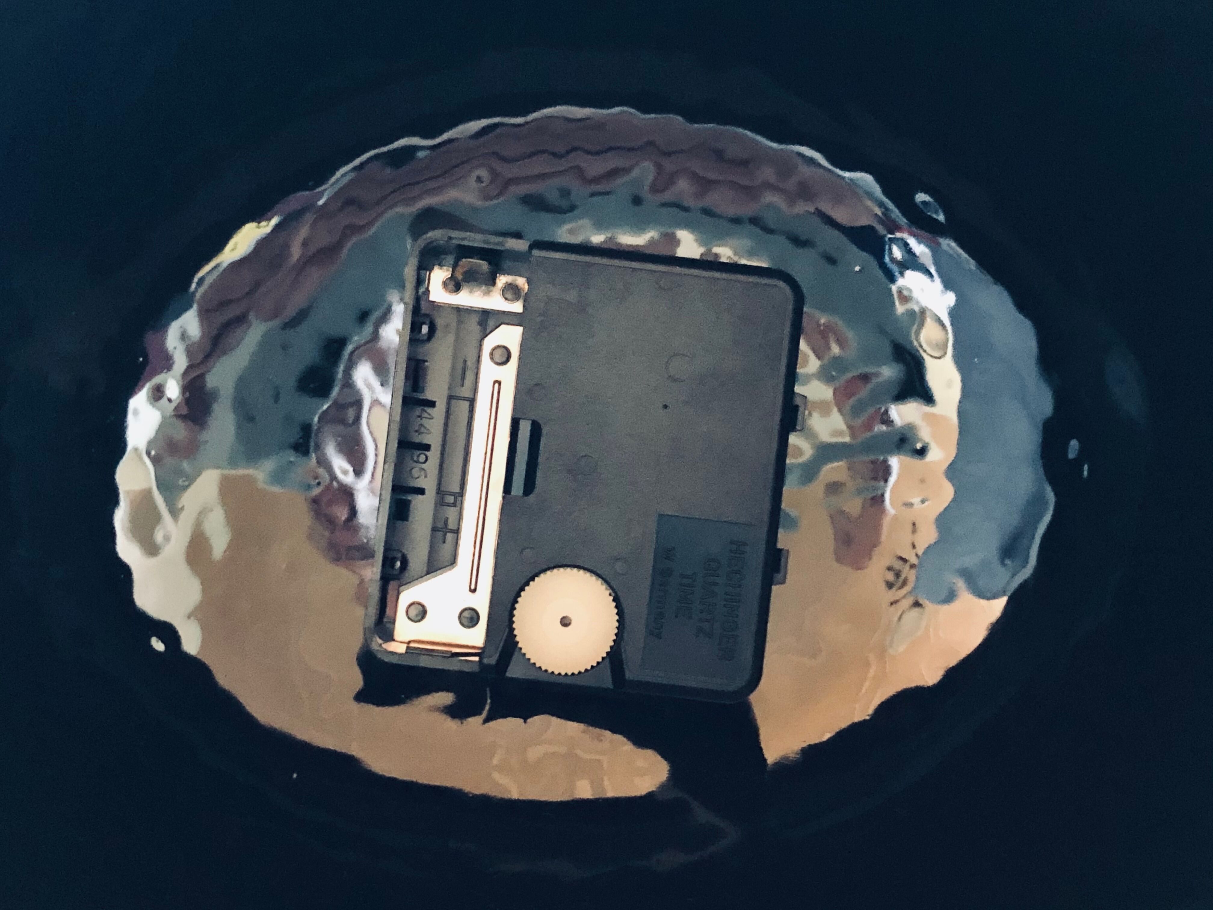 Chaplin hat wall clock