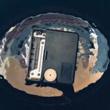 Chaplin hat wall clock