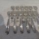 12 silver-plated cake forks, goldsmith MM, Monaco Grand Prix