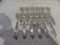 12 silver-plated cake forks, goldsmith MM, Monaco Grand Prix